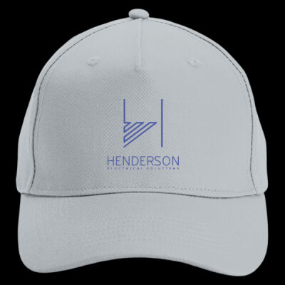 Printed Henderson Electrical Solutions Left Chest - Organic Cotton 5 Panel Cap Thumbnail