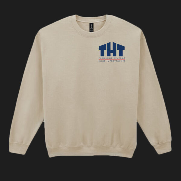 Printed - THT  Plumbing - Left Chest - Heavy Blend™ Adult Crewneck Sweatshirt Thumbnail
