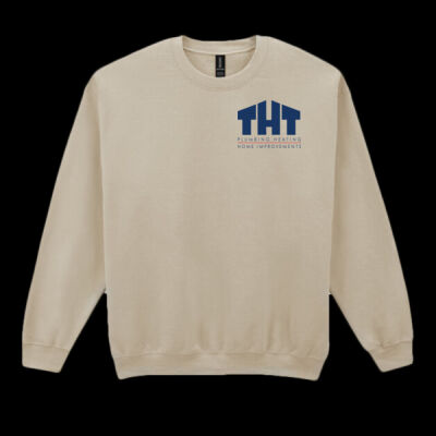 Printed - THT  Plumbing - Left Chest - Heavy Blend™ Adult Crewneck Sweatshirt Thumbnail