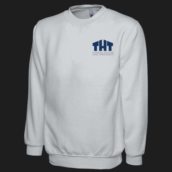 Printed - THT  Plumbing - Left Chest - Classic Sweatshirt Thumbnail