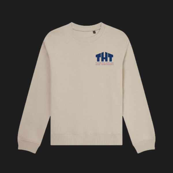 Printed - THT  Plumbing - Left Chest - Organic Sweatshirt Thumbnail