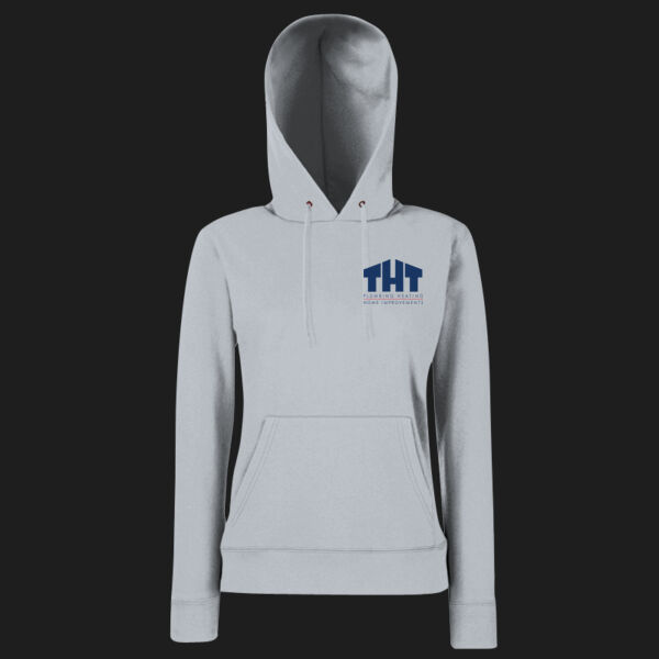Printed - THT  Plumbing - Left Chest - Ladies' Classic Hooded Sweat Thumbnail