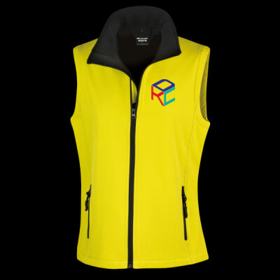 Printed - The Kitchen Decorating  - Left Chest - Ladies' Printable Softshell Bodywarmer with Recycled Fleece Inner Thumbnail