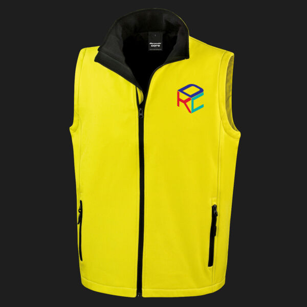 Printed - The Kitchen Decorating  - Left Chest - Men's Printable Softshell Bodywarmer with Recycled Fleece Inner Thumbnail