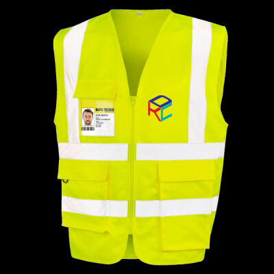 Printed - The Kitchen Decorating  - Left Chest - Heavy Duty Polycotton Security Vest Thumbnail