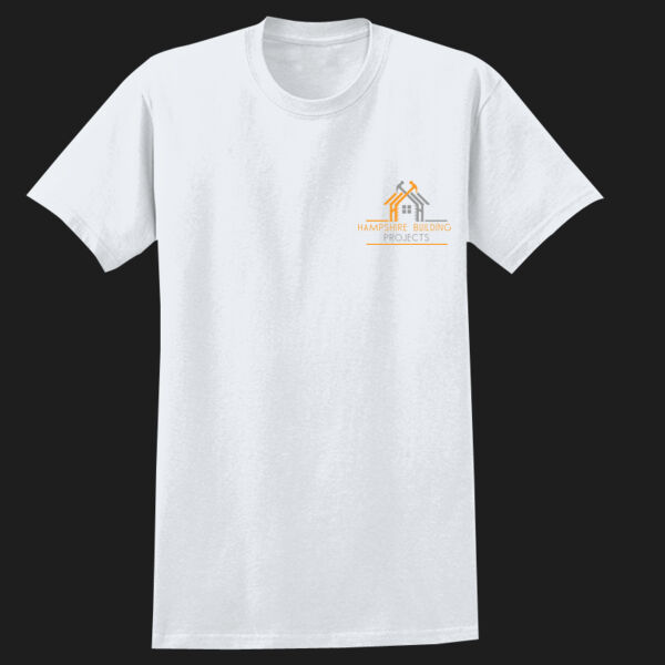 Printed - Hampshire Building Projects  - Left Chest - Heavy Cotton™ Adult T-Shirt Thumbnail