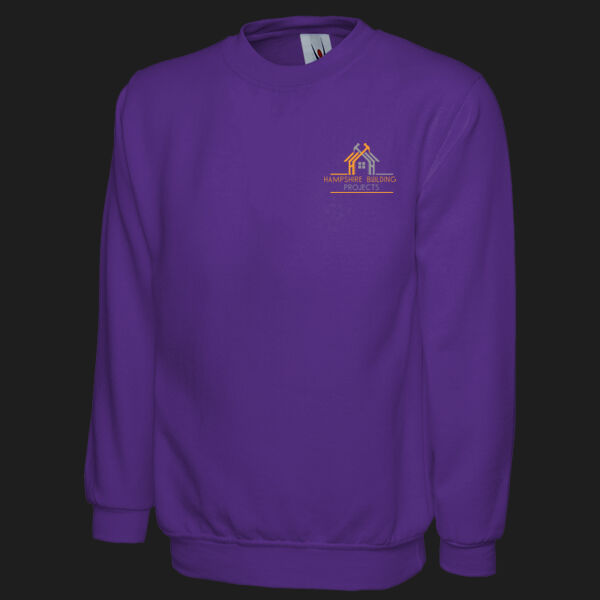 Printed - Hampshire Building Projects  - Left Chest - Classic Sweatshirt Thumbnail