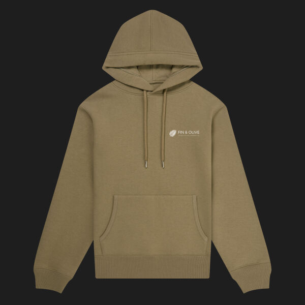 Printed - Fin and Olive - Left Chest - Organic Hoodie Thumbnail