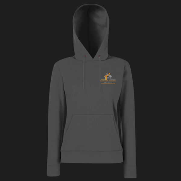 Printed - Hampshire Building Projects  - Left Chest - Ladies' Classic Hooded Sweat Thumbnail