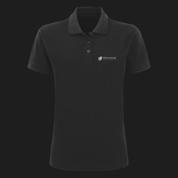 Printed - Fin and Olive - Left Chest - UCC Ladies' Classic Polo Thumbnail