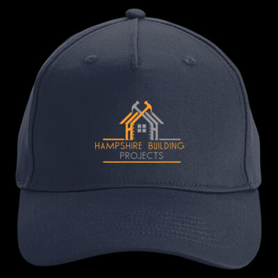 Printed - Hampshire Building Projects  - Left Chest - Organic Cotton 5 Panel Cap Thumbnail