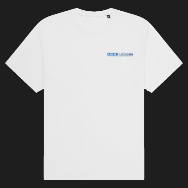 Printed Gosport Electricians Left Chest - Organic Heavy T-Shirt Thumbnail