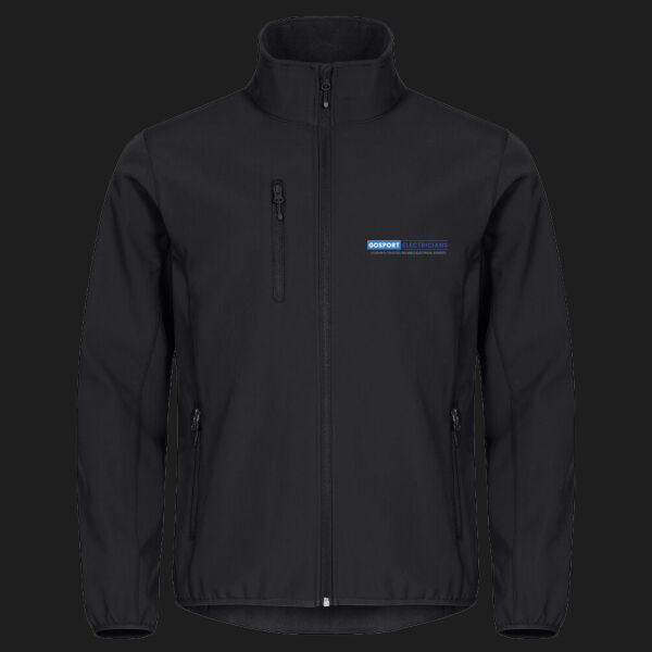 Printed Gosport Electricians Left Chest - Classic Softshell Jacket Thumbnail