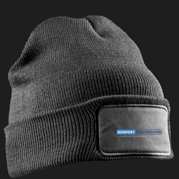 Printed Gosport Electricians Left Chest - Double Knit Printers Beanie Thumbnail