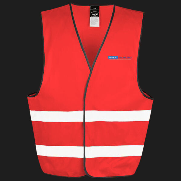 Printed Gosport Electricians Left Chest - Enhance Visibility Vest Thumbnail