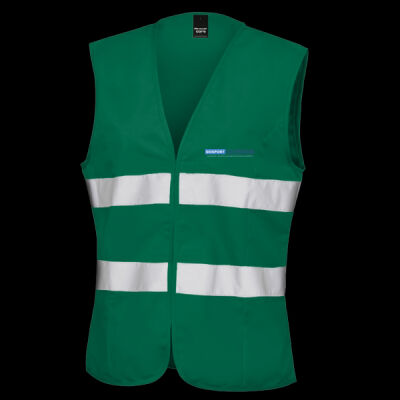 Printed Gosport Electricians Left Chest - Women's Safety Vest Thumbnail