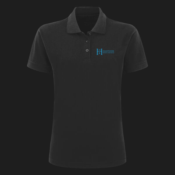 Printed Hampshire Design and Build Left Chest - UCC Ladies' Classic Polo Thumbnail