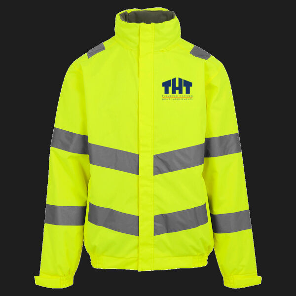 Printed - THT  Plumbing - Left Chest - Hi-Vis Pro Contract Dover Jacket (Class 3) Thumbnail