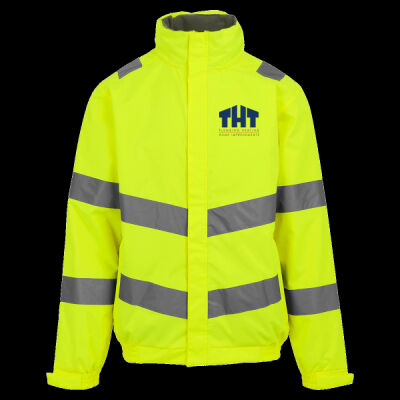 Printed - THT  Plumbing - Left Chest - Hi-Vis Pro Contract Dover Jacket (Class 3) Thumbnail