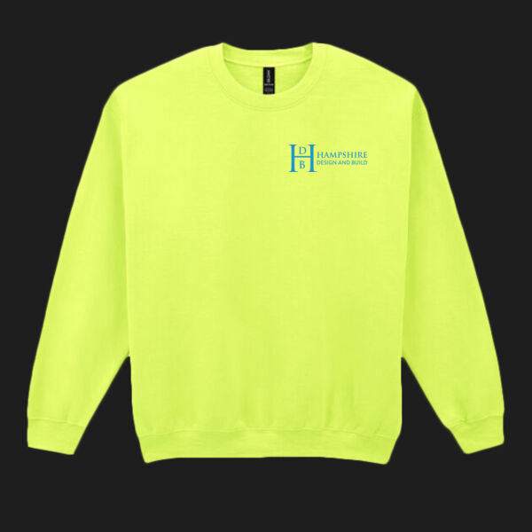 Printed Hampshire Design and Build Left Chest - Heavy Blend™ Adult Crewneck Sweatshirt Thumbnail