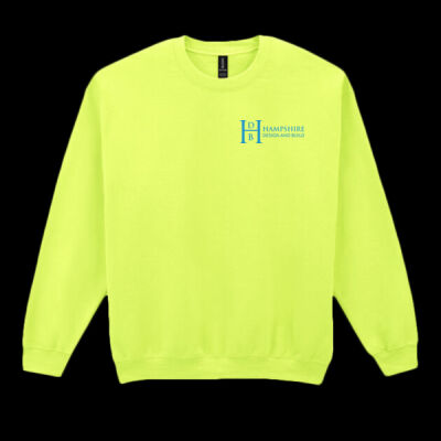 Printed Hampshire Design and Build Left Chest - Heavy Blend™ Adult Crewneck Sweatshirt Thumbnail