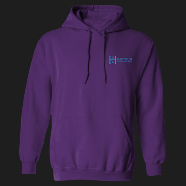 Printed Hampshire Design and Build Left Chest - Heavy Blend™ Adult Hooded Sweatshirt Thumbnail