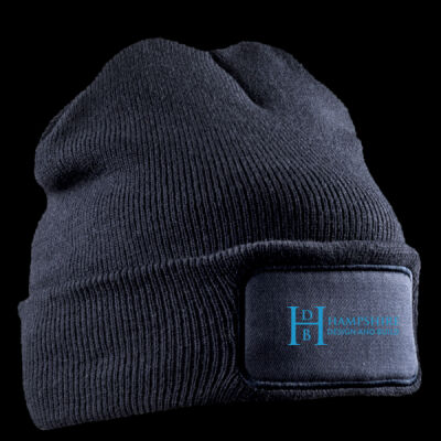 Printed Hampshire Design and Build Left Chest - Double Knit Printers Beanie Thumbnail