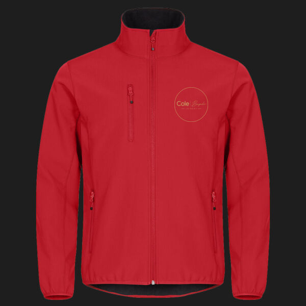 Printed Cole Bespoke Joinery Left Chest - Classic Softshell Jacket Thumbnail