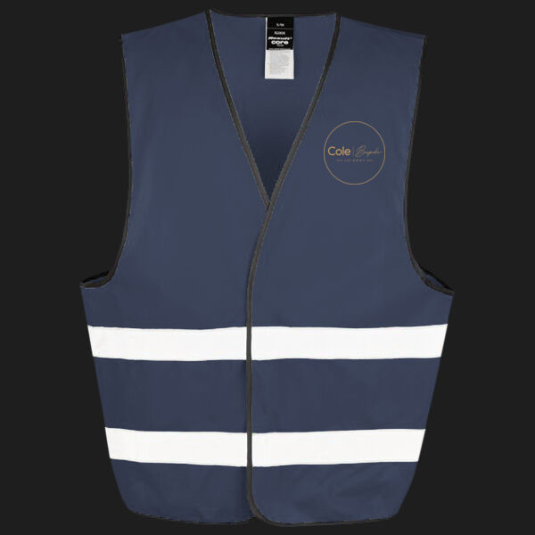 Printed Cole Bespoke Joinery Left Chest - Enhance Visibility Vest Thumbnail