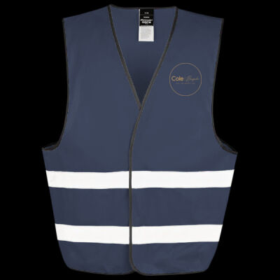 Printed Cole Bespoke Joinery Left Chest - Enhance Visibility Vest Thumbnail