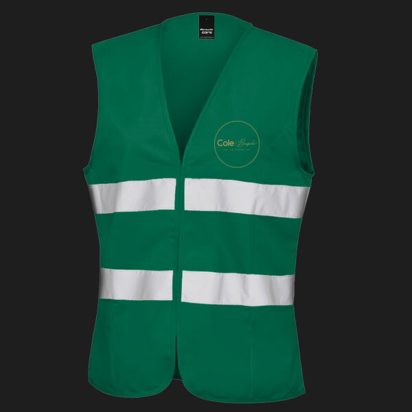 Printed Cole Bespoke Joinery Left Chest - Women's Safety Vest Thumbnail