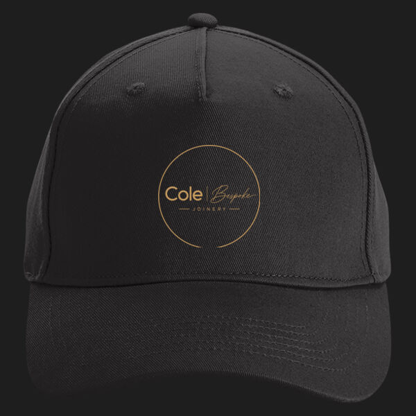 Printed Cole Bespoke Joinery Left Chest - Organic Cotton 5 Panel Cap Thumbnail