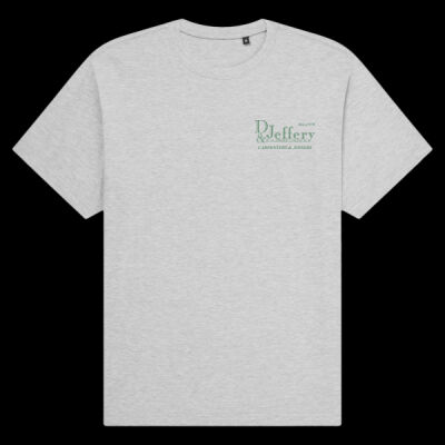 Printed D Jeffery & Company Left Chest - Organic Heavy T-Shirt Thumbnail