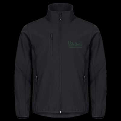 Printed D Jeffery & Company Left Chest - Classic Softshell Jacket Thumbnail