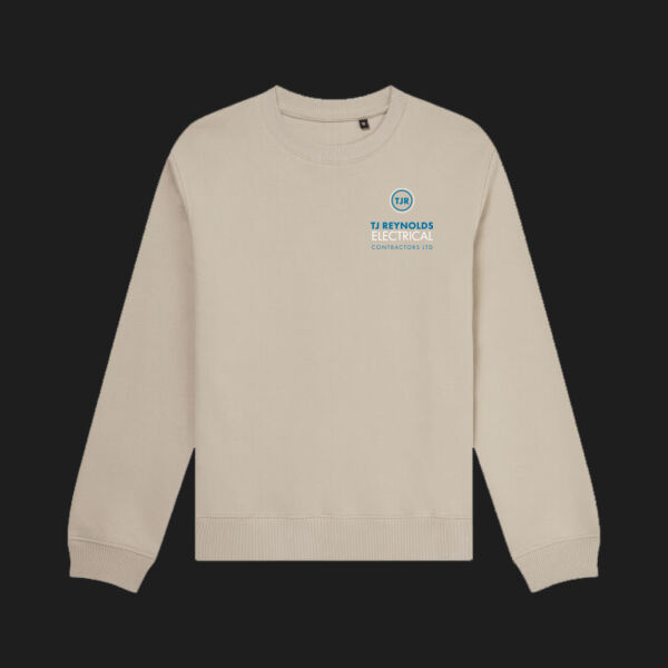 Printed T J Reynolds Electricial Contractors Left Chest - Organic Sweatshirt Thumbnail