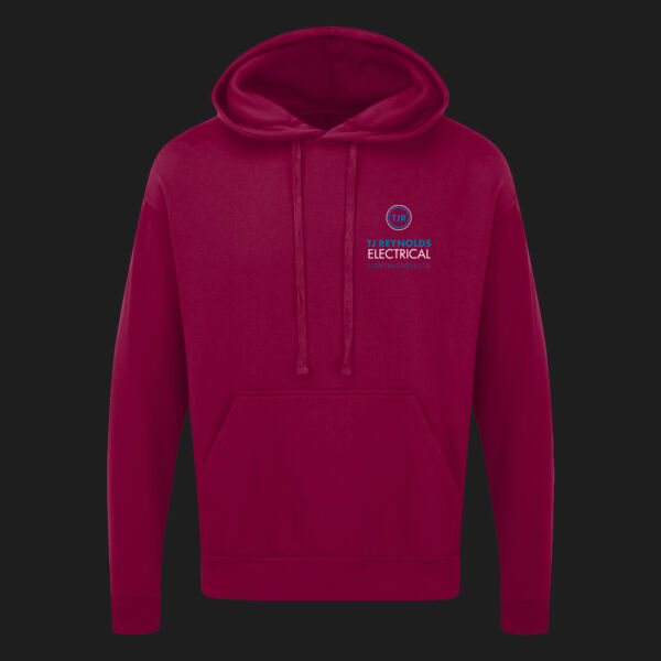 Printed T J Reynolds Electricial Contractors Left Chest - UCC Everyday Hooded Sweat Thumbnail
