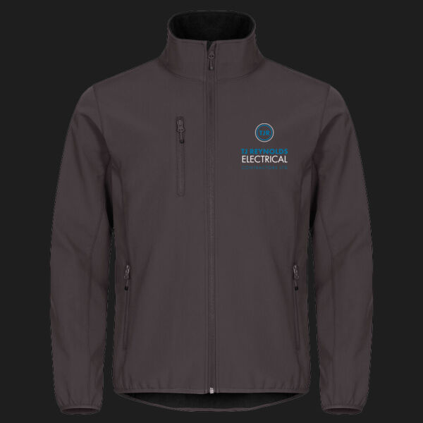 Printed T J Reynolds Electricial Contractors Left Chest - Classic Softshell Jacket Thumbnail