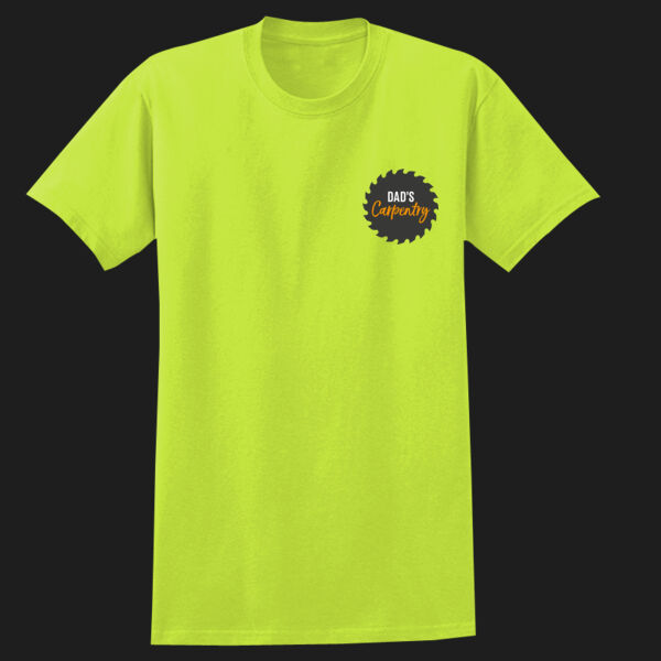 Printed Dad's Carpentry Left Chest - Heavy Cotton™ Adult T-Shirt Thumbnail