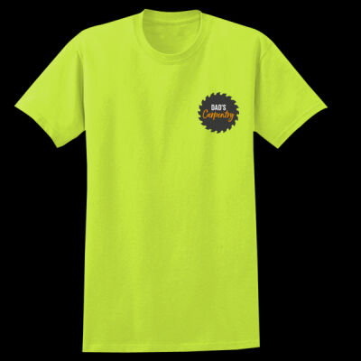 Printed Dad's Carpentry Left Chest - Heavy Cotton™ Adult T-Shirt Thumbnail