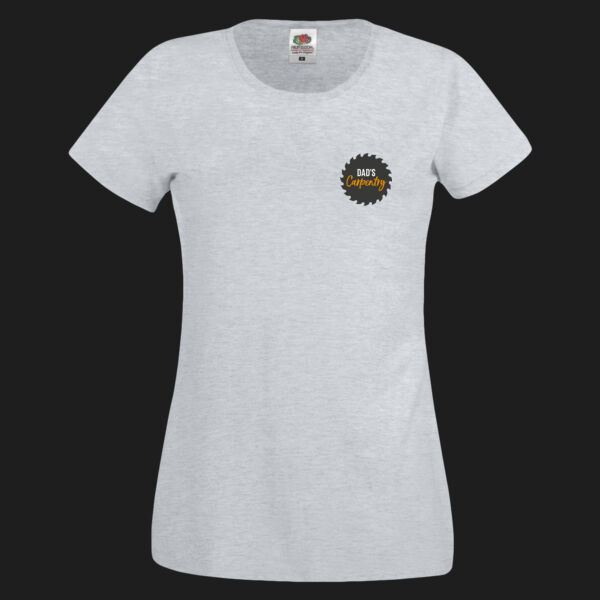 Printed Dad's Carpentry Left Chest - Ladies' Original T Thumbnail