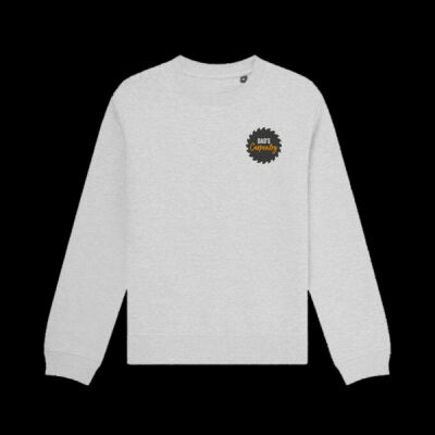 Printed Dad's Carpentry Left Chest - Organic Sweatshirt Thumbnail