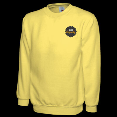 Printed Dad's Carpentry Left Chest - Classic Sweatshirt Thumbnail