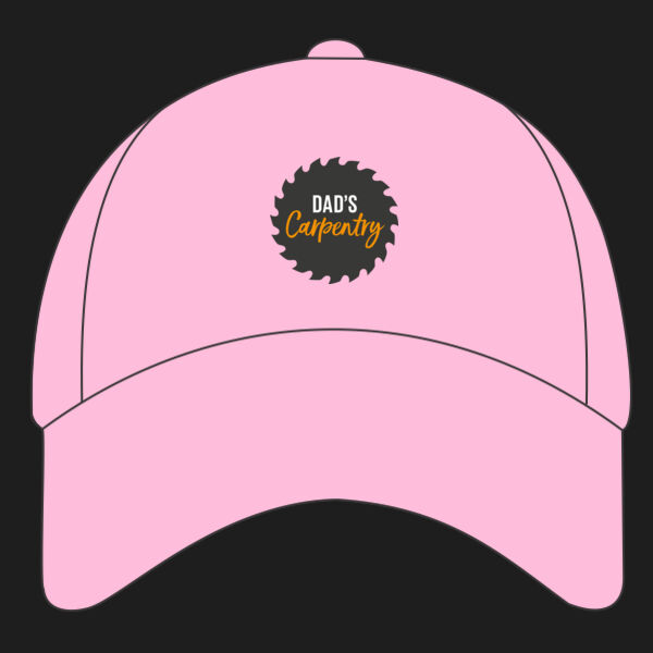 Printed Dad's Carpentry Left Chest - Houston 5-Panel Printers Cap Thumbnail