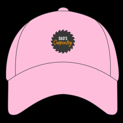 Printed Dad's Carpentry Left Chest - Houston 5-Panel Printers Cap Thumbnail