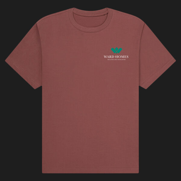 Printed Ward Homes Builders Fareham Left Chest - Organic Heavy T-Shirt Thumbnail