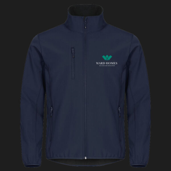 Printed Ward Homes Builders Fareham Left Chest - Classic Softshell Jacket Thumbnail