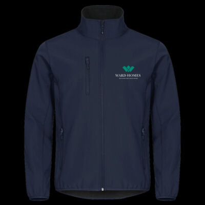 Printed Ward Homes Builders Fareham Left Chest - Classic Softshell Jacket Thumbnail
