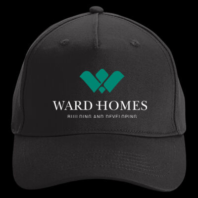 Printed Ward Homes Builders Fareham Left Chest - Organic Cotton 5 Panel Cap Thumbnail