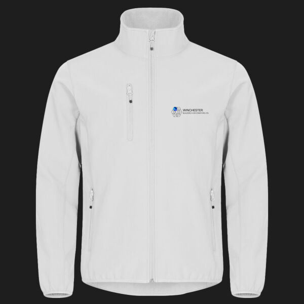 Printed Winchester Builders and Decorators Left Chest - Classic Softshell Jacket Thumbnail