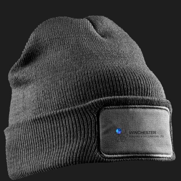 Printed Winchester Builders and Decorators Left Chest - Double Knit Printers Beanie Thumbnail